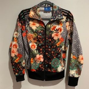 Adidas Floral Zip-up
